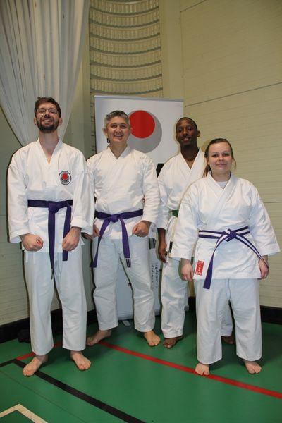 Successful grading for Hursley Karate club student, March 2023